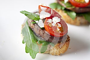 Baked Shitake Mushroom Tapas