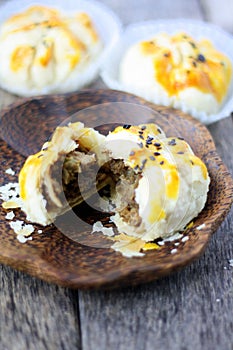 Baked Siew Pau-Chinese Cake