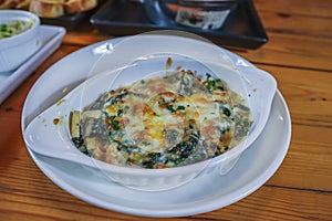 Baked Spinach with Cheese is delicious and healthy dish as it provides healthy dose of vitality and host of anti oxidants. thus