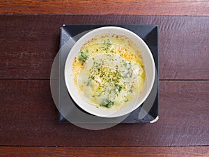 Baked spinach with cheese