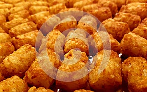 Baked tater tot on baking dish