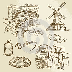 Baker, bakery, bread photo