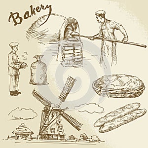Baker, bakery, bread photo