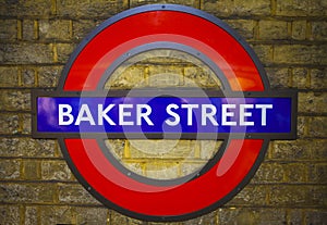 Baker Street Underground Station in London