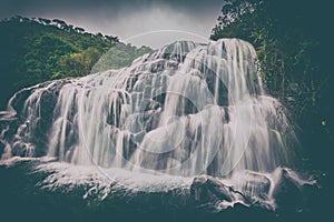 Bakers falls. Horton plains national park. Sri Lanka.