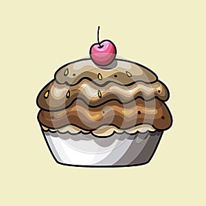 Good Bakery doodle design Illustrator