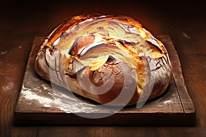 Bakery beauty Traditional oven yields fresh, hot cooked bread