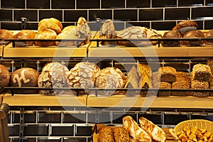 Bakery bread shop and cafe for sale at heidelberger market in Heidelberg, Germany