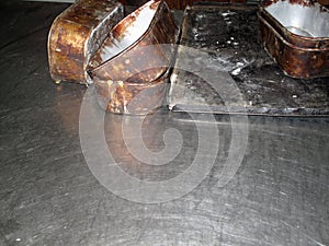 Bakery Bread Tins. photo