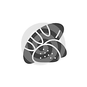 Bakery bread vector icon