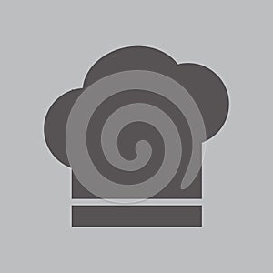 Bakery chef cap icon for your design.