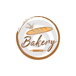 Bakery and Dessert Logo, Zen Bakery Logo, Simple Bakery Logo Vector