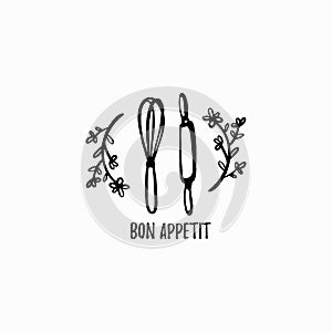 Bakery logo bon appetit