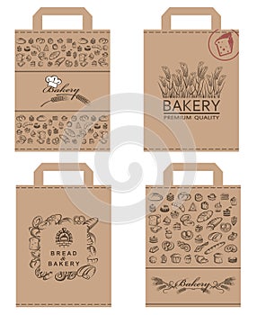 Bakery packages set