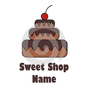 Bakery, pastry, confectionery, sweet shop logo, emblem, label