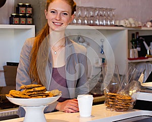 Bakery, portrait and happy woman, business owner or entrepreneur in store. Restaurant, face and smile of professional