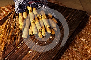 Bakery products in a warm atmosphere