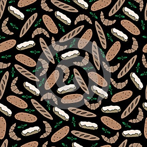 Bakery seamless pattern.