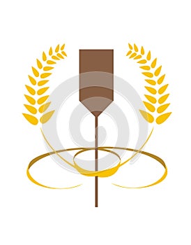 Bakery Spoon and Wheat