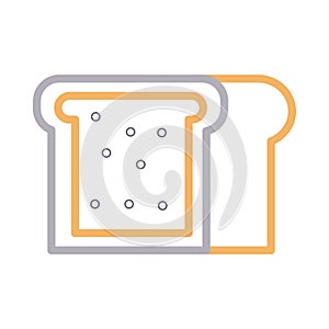 Bakery vector  color line  icon