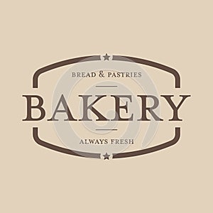 Bakery vintage stamp sign