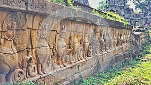 Bakhan Teample In Cambodia Country