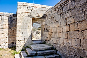 BAKHCHYSARAY, CRIMEA - SEPTEMBER 2014: Chufut-Kale