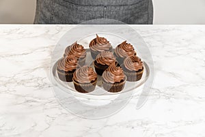 Baking Chocolate Cupcakes with Decadent Chocolate Frosting