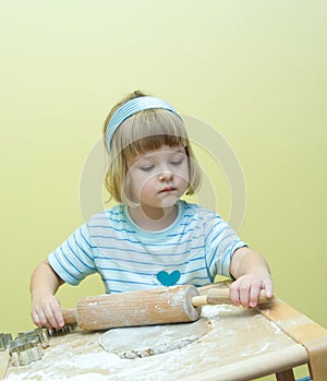 Baking Christmas cookies