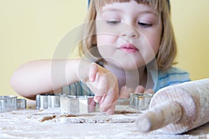 Baking Christmas cookies
