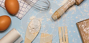 Baking or cooking background frame