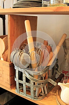 Baking and cooking utensil in a jar