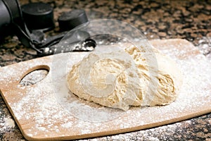 Baking dough and flour