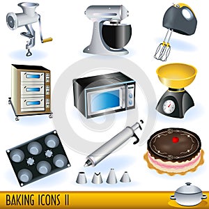 Baking icons 2 photo