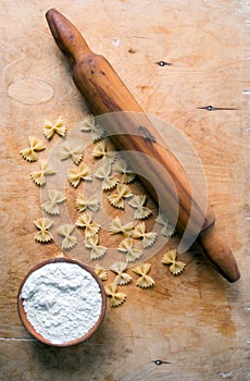 Baking ingedients. pasta