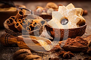 Baking ingredients and spices