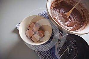 Baking in the kitchen, home related