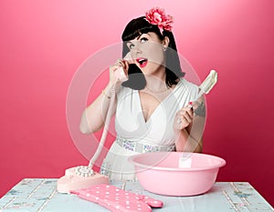 Baking Pinup Girl