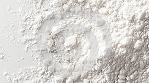 Baking powder isolated on solid white background