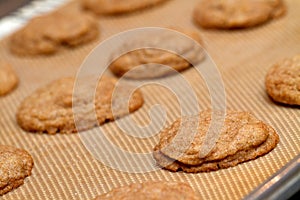 Horneando galletas 