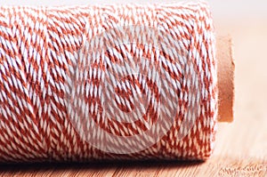 Baking twine roll closeup