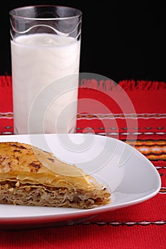 Baklava and ayran
