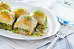 Baklava with pistachio