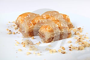 Baklava with walnuts