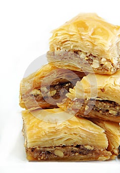 Baklava on White