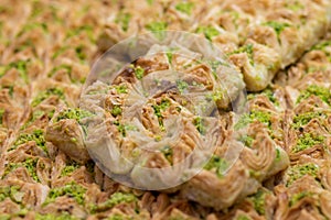 Baklawa baklawa traditional and authentic Middle Eastern Arabian pastry,