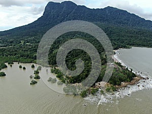 The Bako National Park of Sarawak, Borneo Island, Malaysia