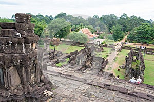 Bakong in Roluos temples. a famous Historical site(UNESCO World Heritage) in Siem Reap, Cambodia.