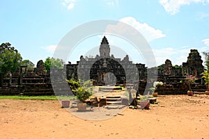 Bakong temple in Roluos