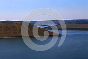 Bakota - Artificial dam in Western Ukraine photo